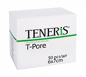 Купить teneris t-pore (тенерис) пластырь нетканный гипоаллергенный 6х7см, 50 шт в Балахне