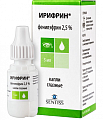 Купить ирифрин, капли глазные 2,5%, флакон-капельница 5мл в Балахне