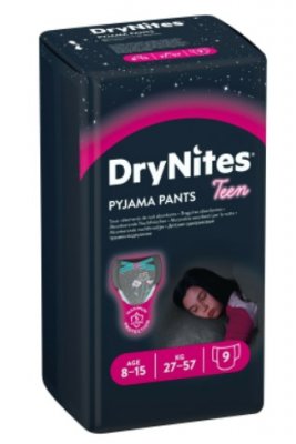 Купить huggies drynites (драйнайтс) трусики одноразовые ночные для девочек 8-15 лет, 9 шт в Балахне