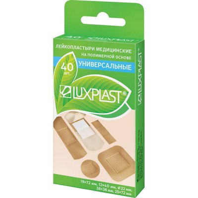 Купить luxplast (люкспласт) пластырь полимерный телесный, 40 шт в Балахне
