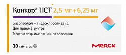 Купить конкор нст, таблетки покрытые пленочной оболочкой 2,5 мг + 6,25 мг, 30 шт в Балахне