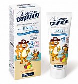 Купить pasta del сapitano (паста дель капитано) зубная паста детская тутти фрутти 3+, 75мл в Балахне