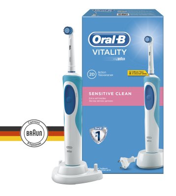 Купить oral-b (орал-би) электрическая зубная щетка vitality sensitive clean, 1 шт в Балахне