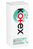 Купить котекс (kotex) прокладки ежедневные антибактериальны экстра тонкие, 20 шт в Балахне