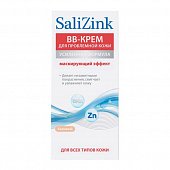 Купить salizink (салицинк), вв-крем с тонирующим эффектом для проблемной кожи всех типов, 50 мл тон 02 бежевый в Балахне