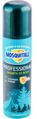 Купить mosquitall (москитолл) профессиональная защита аэрозоль 150 мл в Балахне