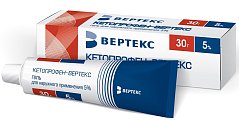 Купить кетопрофен-вертекс, гель для наружного применения 5%, 30г в Балахне