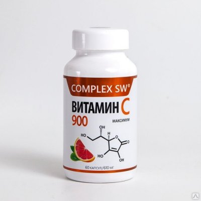 Купить витамин с 900мг максимум, таблетки шипучие 610мг, 60 шт бад в Балахне