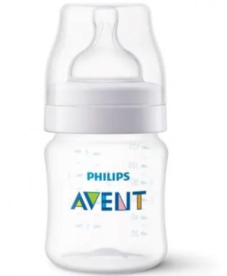 Купить avent (авент) бутылочка для кормления с рождения anti-colic с клапаном airfree 125 мл 1 шт (scy100/01) в Балахне
