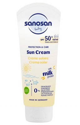 Купить sanosan baby (саносан) крем солнцезащитный детский, 75 мл spf50 в Балахне