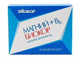 Купить магний+в6 биокор, драже 550мг, 60 шт бад в Балахне