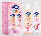 Купить aqa baby (аква беби) kids набор: шампунь и гель для душа для девочек с протеинами пшеницы 200 мл+спрей для легкого расчесывания 200 мл в Балахне