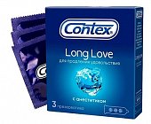 Купить contex (контекс) презервативы long love продлевающие 3шт в Балахне