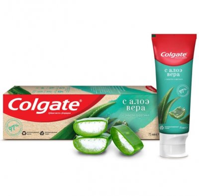 Купить колгейт (colgate) зубная паста забота о деснах с алоэ вера, 75мл в Балахне