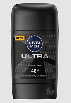 Nivea (Нивея) для мужчин дезодорант-антиперспирант Ultra, стик 50мл