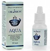 Купить оквижн аква (okvision) раствор для облегчения ношения мягких жестких и гибких контактных линз всех типов 18 мл в Балахне