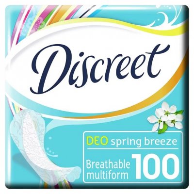 Купить discreet (дискрит) прокладки део весенний бриз 100шт в Балахне