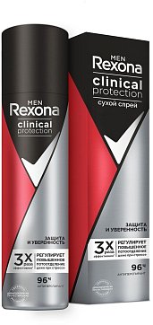 Rexona (Рексона) Men антиперспирант-аэрозоль Защита и уверенность, 150мл 