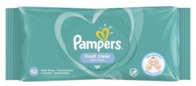 Купить pampers baby fresh clean (памперс) салфетки влажные, 52шт в Балахне