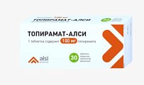 Купить топирамат, таблетки, покрытые пленочной оболочкой 100мг, 30 шт в Балахне