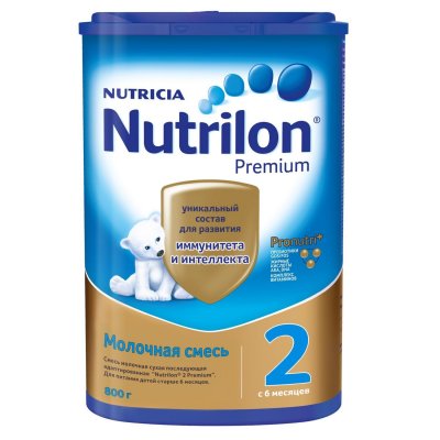 Купить нутрилон премиум 2 (nutrilon 2 premium) молочная смесь с 6 месяцев, 800г в Балахне