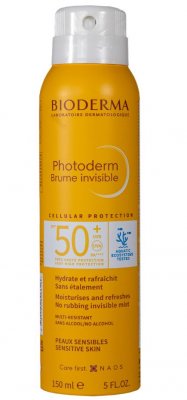 Купить bioderma photoderm (биодерма фотодерм) спрей-вуаль spf 50+ invisible, 150 мл в Балахне