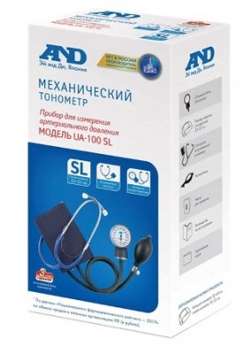 Купить тонометр механический a&d (эй энд ди) ua-100 sl, со встроенным фонендоскопом в Балахне