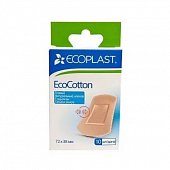 Купить ecoplast ecocotton набор тканевых пластырей 72 х 38мм, 10 шт в Балахне