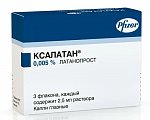Купить ксалатан, капли глазные 0,005%, флакон-капельница 2,5мл в упаковке 3 шт в Балахне