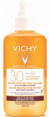 Купить vichy capital soleil (виши) спрей двухфазный для тела активатор загара 200мл spf30 в Балахне