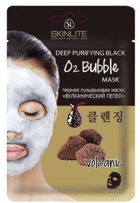 Купить скинлайт маска д/лица черн.пузырьковая вулкан.пепел 20г в Балахне