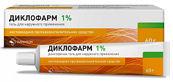 Купить диклофарм, гель для наружного применения 1%, 60 г в Балахне