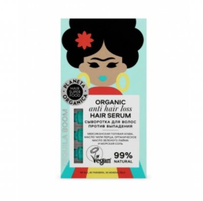 Купить planeta organica (планета органика) super food сыворотка для волос против выпадения 5мл, 7 шт в Балахне