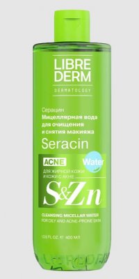 Купить librederm seracin (либридерм) мицеллярная вода для лица для снятия макияжа, 400мл в Балахне