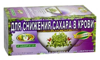 Купить фиточай сила российских трав №19 для снижения сахара в крови, фильтр-пакеты 1,5г, 20 шт бад в Балахне