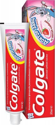 Купить колгейт (colgate) зубная паста детская доктор заяц со вкусом клубники, 50 мл в Балахне