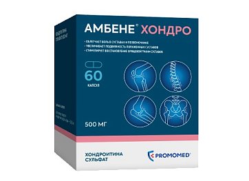 Амбене Хондро, капсулы 500мг, 60 шт