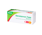 Купить бисопролол-тева, таблетки, покрытые пленочной оболочкой 5мг, 50 шт в Балахне