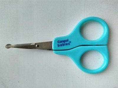 Купить canpol (канпол) ножницы для детей с рождения голубые 1 шт в Балахне