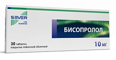 Купить бисопролол, таблетки, покрытые пленочной оболочкой 10мг, 30 шт в Балахне