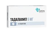 Купить тадалафил, таблетки, покрытые пленочной оболочкой 5мг, 14 шт в Балахне