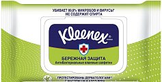 Купить kleenex (клинекс) салфетки влажные антибактериальные 40шт в Балахне