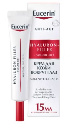 Купить эуцерин (eucerin hyaluron-filler+volume-lift (эуцерин) крем для кожи вокруг глаз 15 мл в Балахне
