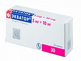 Купить экватор, таблетки 5мг+10мг, 30 шт в Балахне