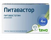 Купить питавастор, таблетки покрытые пленочной оболочкой 4 мг, 98 шт в Балахне