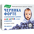 Купить черника форте-эвалар с цинком и витаминами, таблетки 250мг, 100 шт бад в Балахне