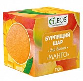 Купить oleos (олеос) шар для ванн бурлящий манго, 110г в Балахне