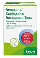 Купить леводопа/карбидопа/энтакапон-тева, таблетки покрытые пленочной оболочкой 200 мг+50 мг+200 мг, 30 шт в Балахне