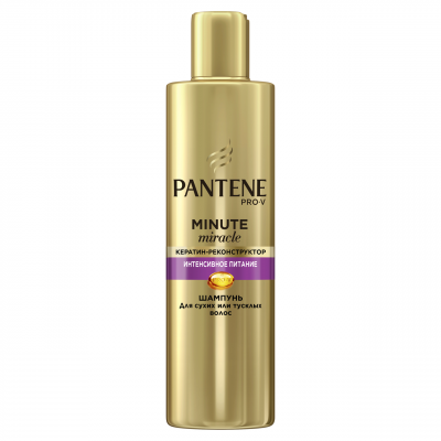 Купить pantene pro-v (пантин) шампунь minute miracle мицелярный интенсивное питание волос, 270 мл в Балахне