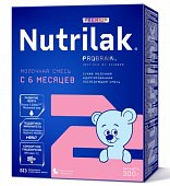Купить нутрилак премиум 2 (nutrilak premium 2) молочная смесь адаптированная с 6 месяцев, 300г в Балахне